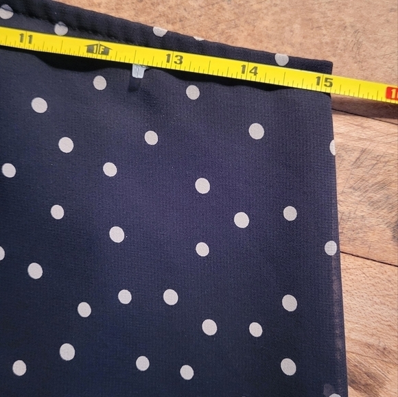 Apostrophe Gradient Polkadot Sharkbite Hem Midi Skirt - Picture 6 of 9